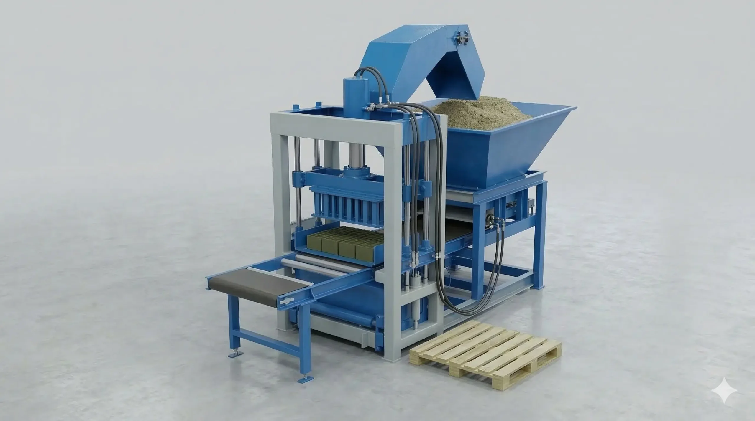 Semi Automatic Fly Ash Machine