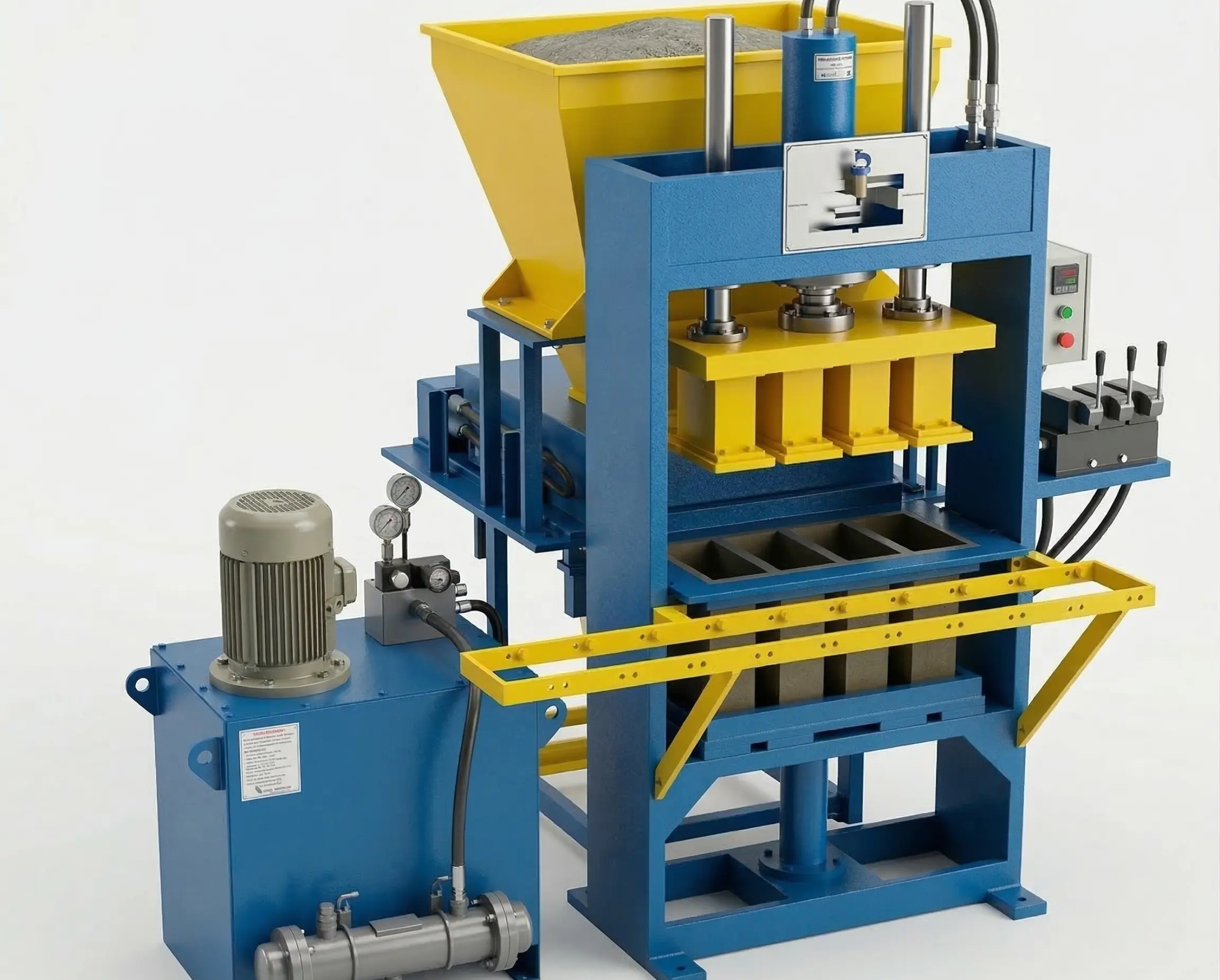 4 Cavity Semi Automatic Machine