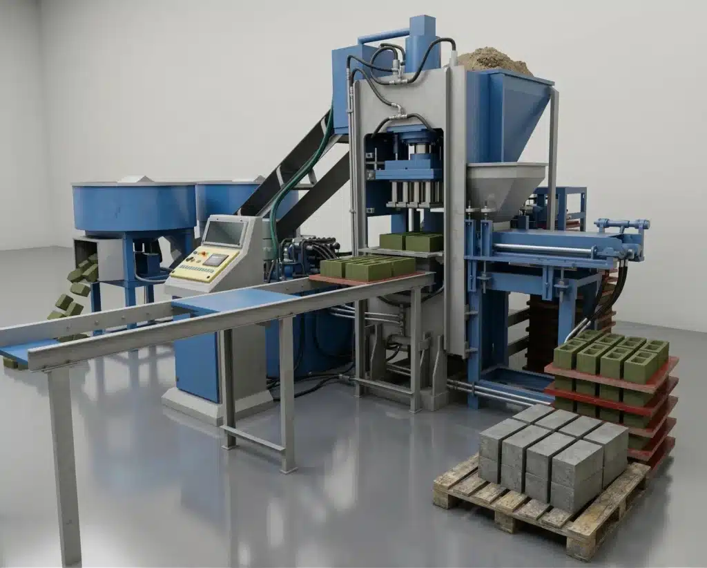 Fly Aash brick making machine - universalmouldindustry.in