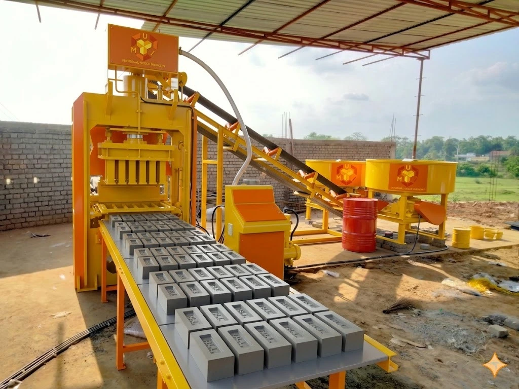 10 Cavity Semi Automatic Machine