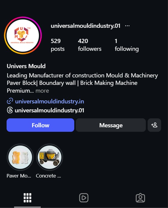 Universal Mould Industry Work Top